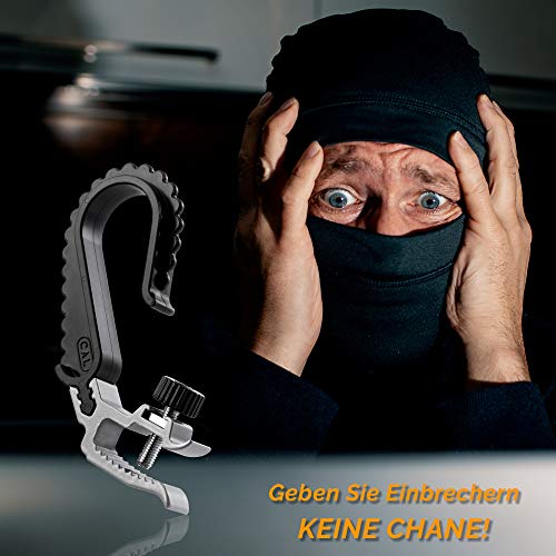 Cal Crocodile -Türsicherung für Profilzylinder, Schlüsselarretierung, Einbruchschutz für die Haustür - Wohnungstür