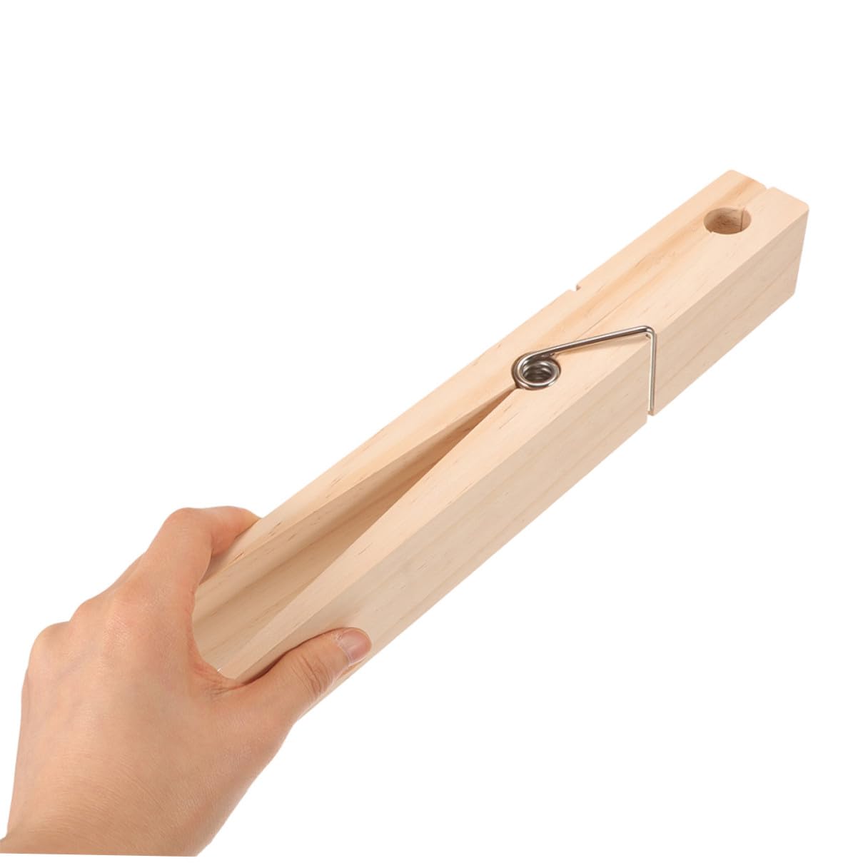 2 pezzi Mollette da Bucato Giganti in Legno Clip Asciugamani Large per Bagno Portasciugamani in Legno Jumbo per Teli e Accappatoi Molletta Multiuso Robusta e Liscia per Stendere