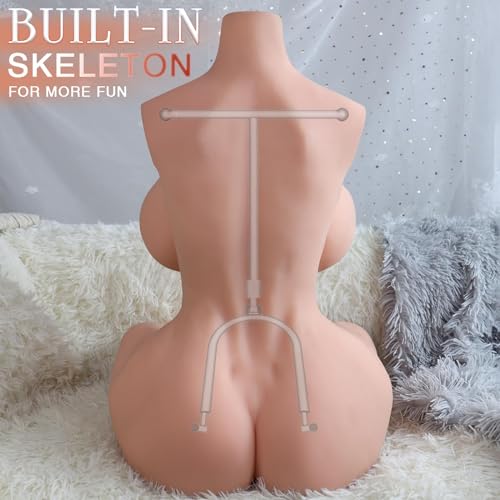 Image of Realistic Sex Doll Full Body Torso for Men Lifelike Female Torso Love Doll Lifelike Pussy Ass with Vaginal Sex for Men Masturbation Full Size Sex Doll