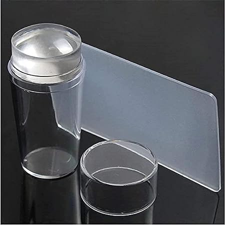 BANIRA Silicone Soft Nail Stamper Scraper Polish Image Paint Stamp Nail Art for Girl's 1