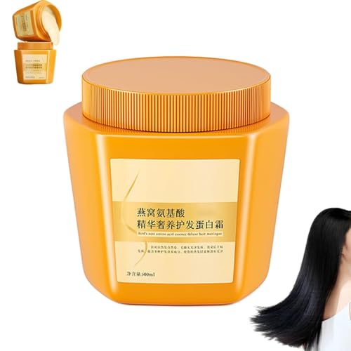 Crème protéinée aux acides aminés anti cassure pour réparer les cheveux abîmés