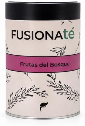 FUSIONATÉ Infusión Frutas del Bosque a Granel, Lata 150 g de Infu...