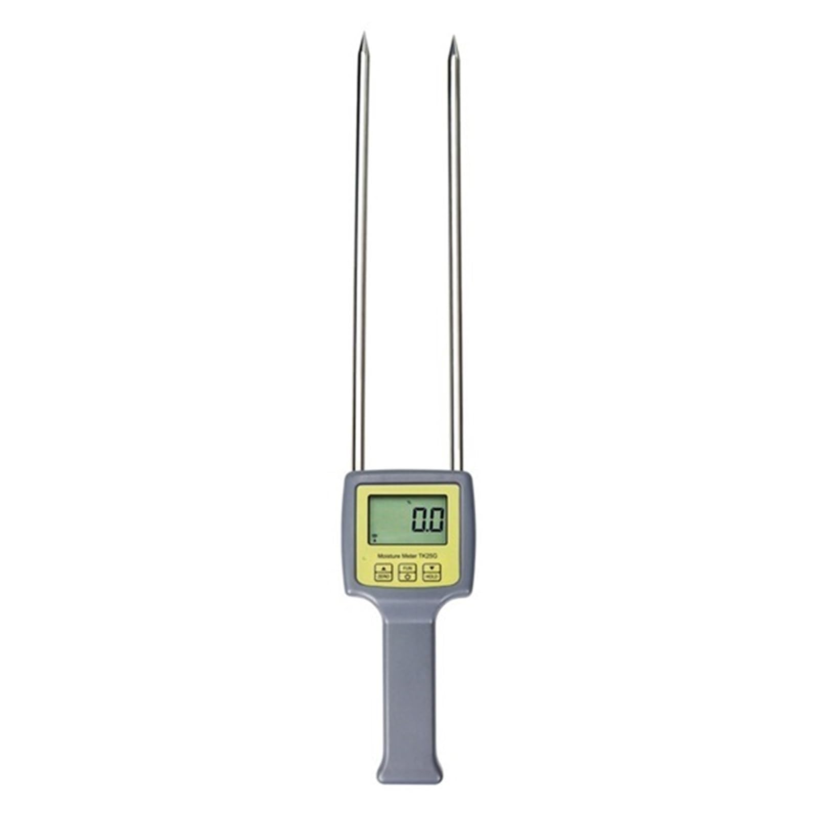 Amrttwy One Color Moisture Meter, Moisture Meter Portable Digital For Paper Grain Coffee Cotton With Double Needle Backlight