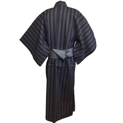 Edoten Men's Kimono Japan Shijira Weaving Yukata3