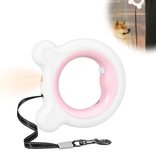 Laisse Chien, Laisse Chien Enrouleur, Longe pour Chien 3m, Longe pour Chien, Chiens Jusqu'à 30 Kg, Laisse pour Chien, Colliers, Harnais et Laisses pour Chiens Rétractable mit Bande Lumineuse LED
