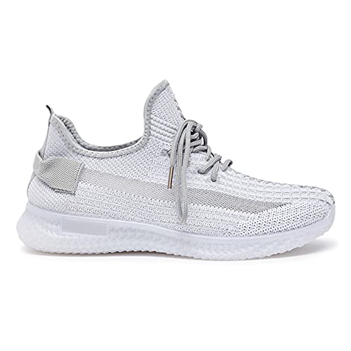 Image of shoexpress Womens Textured Sneakers with Lace-up Closure Sneakers