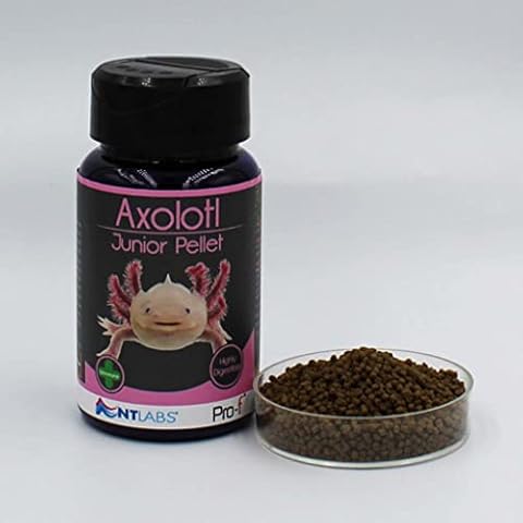 NT Labs Pro-F Axolotl Junior Pellets 60g Freshwater Amphibian Food Cover