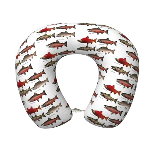 Almohada de espuma viscoelástica 25 cm x 30 cm para viaje miniatura 1