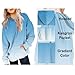 Carydety Girls' Fashion Gradient Hoodies for Girls Long Sleeve Pullover Hooded Sweatshirts with Kangaroo Pocket, Kids Ages 2-14 Years