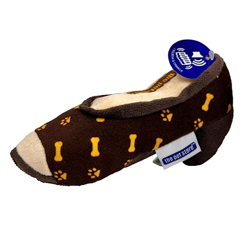 The Pet Store Pet Boutique Super Soft Squeeky Plush Toy Designer Shoe Dog Comfort Toy Ideal for Small Dogs and Puppies
