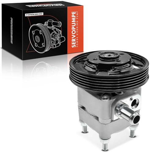 Frankberg Power Steering Pump Compatible with S80 II 124 2.4L 2.5L 2006-2012 V70 III 135 2.4L 2.5L 2007-2012 XC70 II 136 2.4L 2007-2009 Diesel/Petrol Replace #6G913A696NA