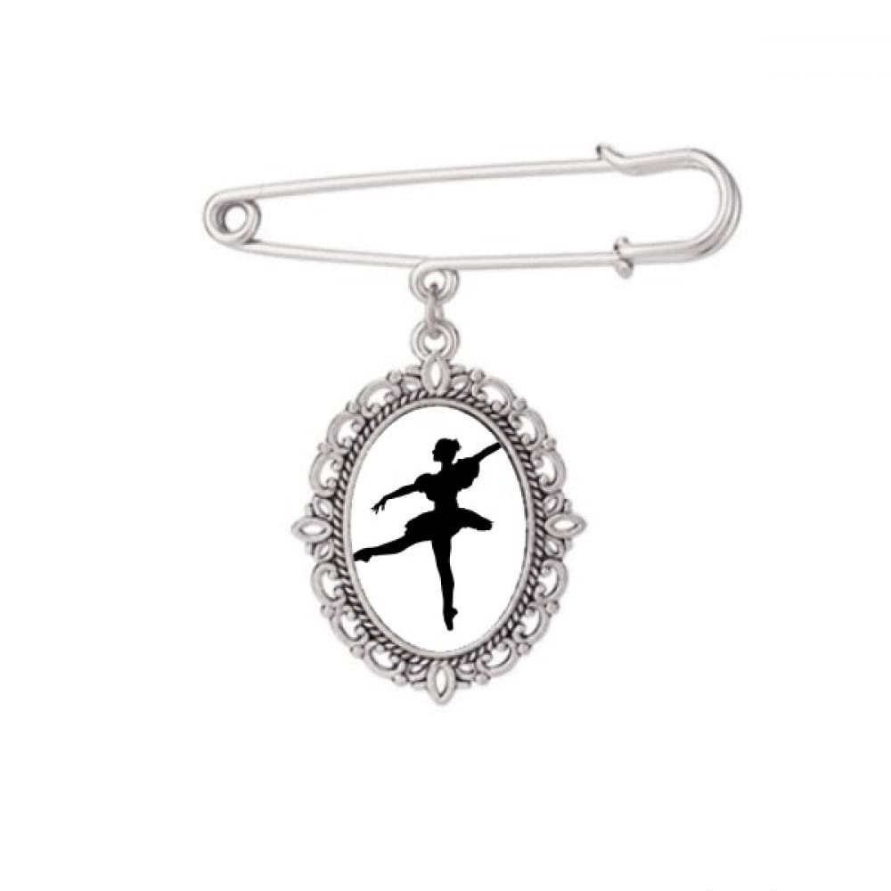 Broche de danse danseuse de ballet en taille M pour robe et chemise