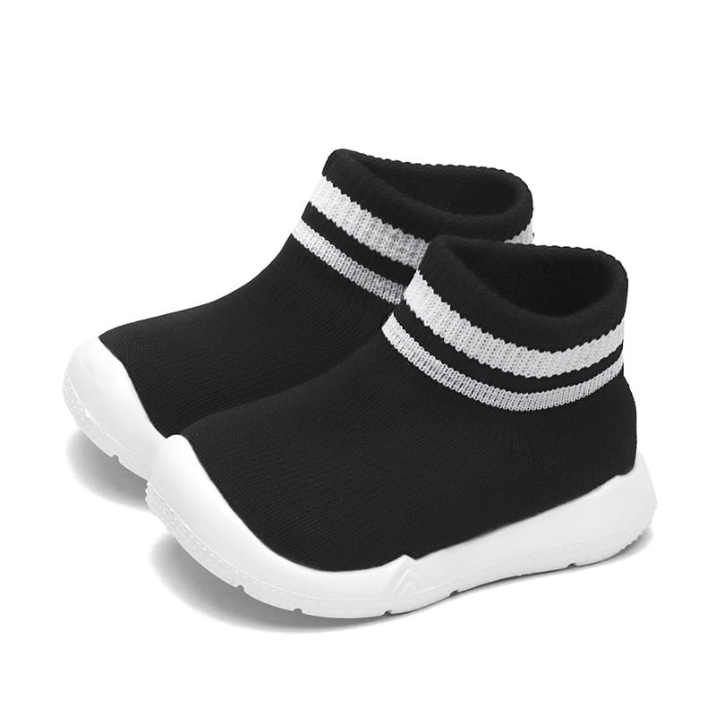 Image of Engtoy Baby Shoes & Socks - Non-Slip Breathable Slippers with Soft Rubber Sole - Baby Boys & Girls Slip On Sneakers