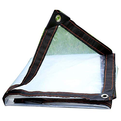 Preisvergleich Produktbild HCYTPL Plane Transparent mit Metallknopfloch Garten im Freien Regenschutz Hitzebewahrung Faltbare Reißfestigkeit Langlebig (Größe: 1x1m),2 * 5m