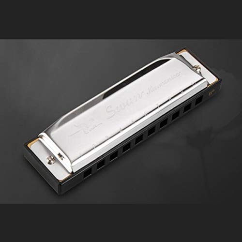 KMDSM Harmonica professionnel 10 trous, 7 tons, 12 tons, argent, convient aux débutants, performances de pointe… - Les Beatles, Paul McCartney, John Lennon, RIngo Starr, George Harrison KMDSM Harmonica professionnel 10 trous, 7 tons, 12 tons, argent, convient aux débutants, performances de pointe… – Image 5