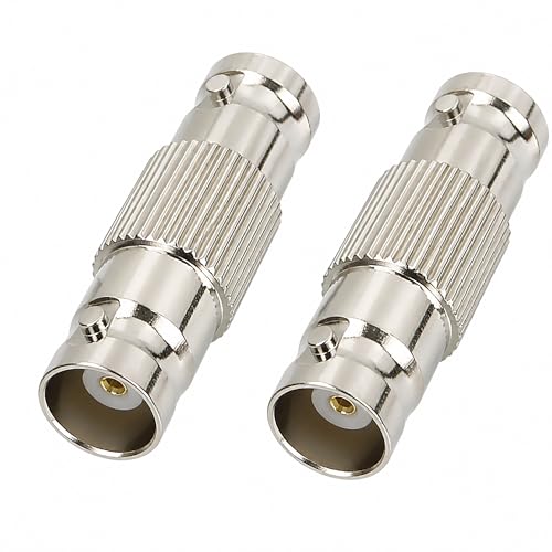 Coupleur BNC femelle 75 Ohm avec broche dorée anti-parasite pour système vidéo SDI