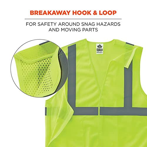 Image of Ergodyne GloWear ANSI High Visibility Orange Breakaway Reflective Safety Vest