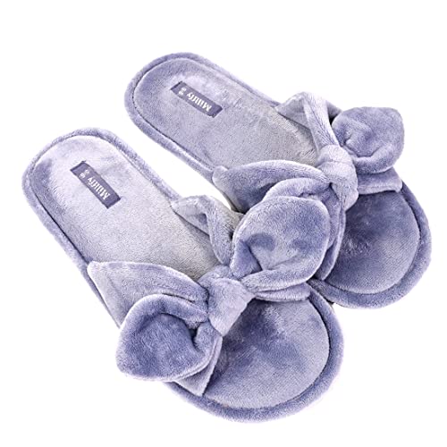 Millffy Chanclas de spa para mujer, azul cobalto, 40.5/41.5 EU