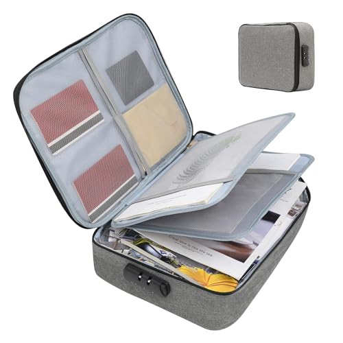 Image of Layer A4 Paper File Folder Expandable Accordion Document Organizer for Office, School, Hospital, Bank & Home Use, Durable Multicolour Storage Bag (Multi-Layer Bag)