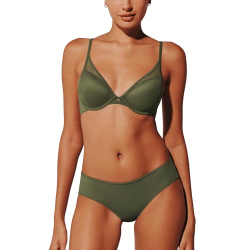 Image of Thirdlove Classic Plunge Bra, Sexy Underwire V-Neck Bra for Small Breasts, Low Cut, No-Show Lines, Women's Everyday Comfort