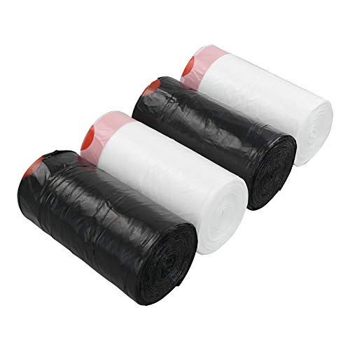 Ucake Bolsas de Basura 50L con Cordón, 225 Sas, 4 Rollos Cover