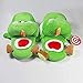 LDDZAU Pantoufles en Peluche Super Mario Bros. Green Yoshi King Kong Adulte Dames et Hommes Pantoufles d'automne et d'hiver Maison Pantoufles d'intérieur en Peluche A