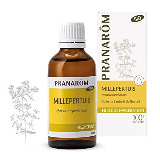 PRANAROM - Hipérico Bio - Aceite Vegetal - 50ml