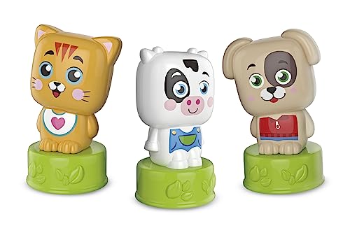 Clementoni Cubes & Animaux Soft Clemmy 6 cubes + 3 personnages + Livre - vue 3