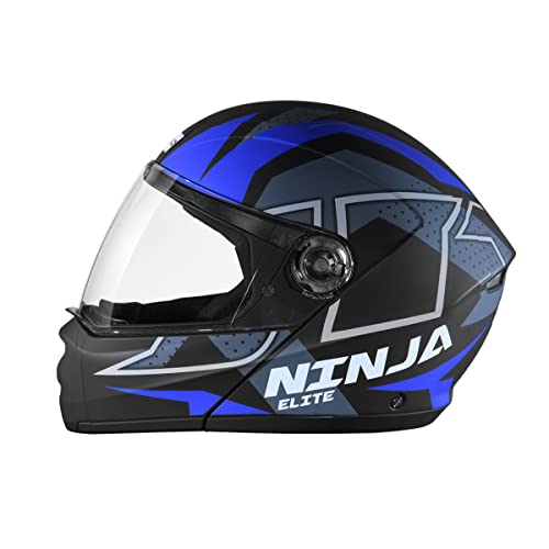 Image of STUDDS Ninja Elite Super D6 FLIP-UP Full FACE Helmet N1 MATT Black-M
