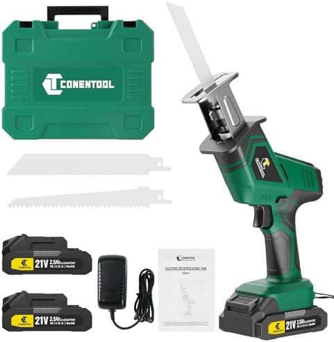 900W Elektro Säbelsäge - Leistungsstarke Reciprosäge Mit 5 Sägeblättern