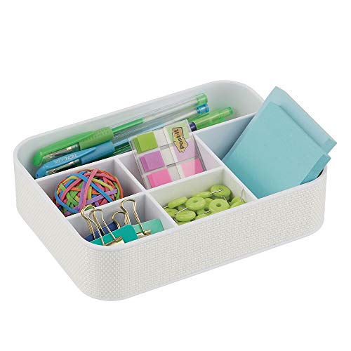 mDesign 2er-Set Schreibtischablage aus Kunststoff – praktische Sortierbox für Schreibwaren und Büroartikel… – Bild 7