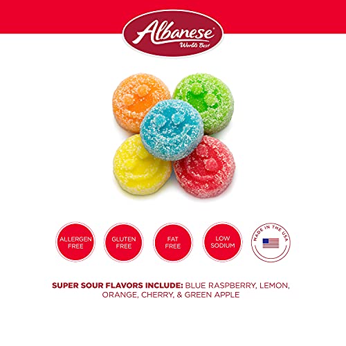 Albanese World's Best Sour Gummi Poppers, 4.5Lbs Of Candy #TOP4