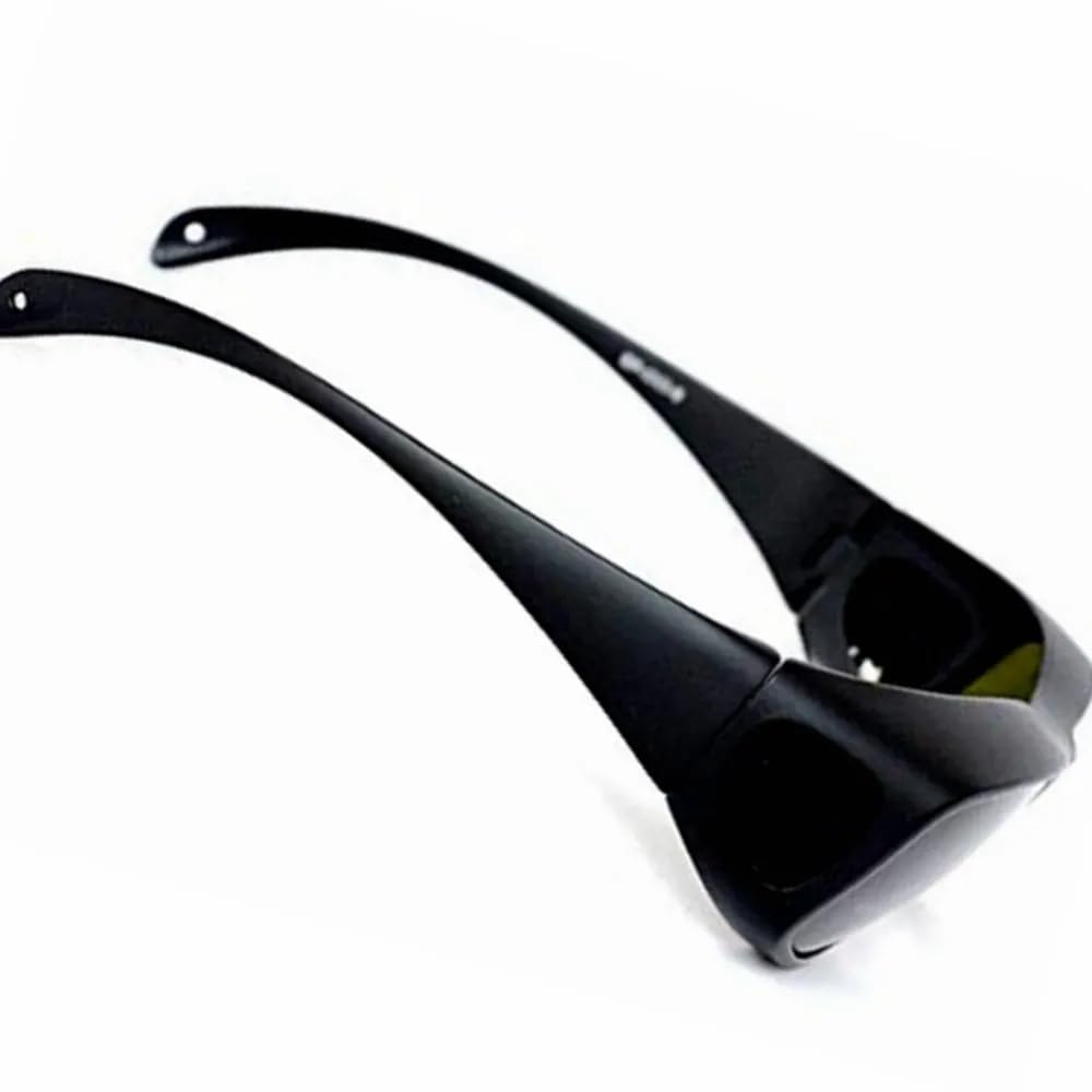 Lunettes de protection laser pour 190 nm-450 nm et 800 nm - 2000 nm OD4+ T%=30 EP-5-9 avec étui