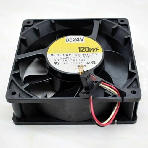 120MM DC24V 0.32A 7.68W 9WF1224H1D03 Industrial Control Cabinet Fan 120 * 120 * 38MM A90L-0001-0509 12CM Fanack Power Module Fan (3pin)