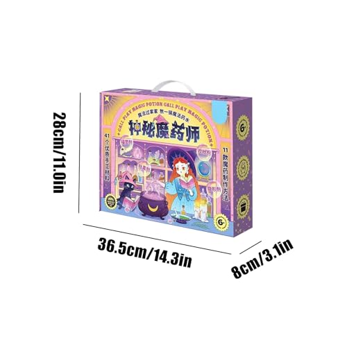 Kit potion Halloween enfant interactif, set d'activités scientifiques