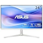 ASUS Eye Care VU249HFI-W - 24 Zoll Full HD Monitor - 100 Hz, 1ms MPRT, GreenProduct, Epeat Gold, Adaptive-Sync - IPS Panel, Vesa 75x75, 16:9, 1920x1080, HDMI, ergonomisch, weiß