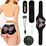 Hip Trainer, Wearable ABS Stimulator Butt Lifting Machine, EMS Muscle Stimulator for Lifting HIPS, 8 Modes & 20-Level Intensity Booty Trainer for Women TENS