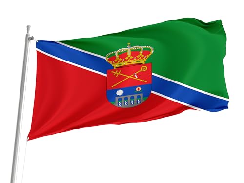 Bandera Del Orgullo Víznar, Granada Spain Province Banderas Premium Resistente Al Viento Y La Lluvia Pride Flag Clásico Garden Flag Para Patio Festival Jardin 90X152Cm