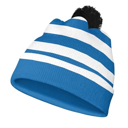 Knit Baby Hat for Girls Boys Ski Hat Warm Winter Pom Beanie Kids Print Caps Casual Children3