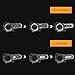 VLAND LED Headlights Assembly Compatible with Toyota FJ Cruiser 2007-2017,LED Front Light with Sequential Turn Signal, Projector Headlamp