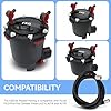 A20236 Ribbed Hosing for Fluval Hose Replacement Fit for Fluval FX2/FX4/FX6 Canister Filters, for Fluval Fx Hose Aquarium Filter Tubing Replacement Part, 8.75 ft #2