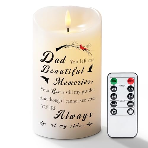 Memorial Candle Sympathy Gifts for Loved One Loss