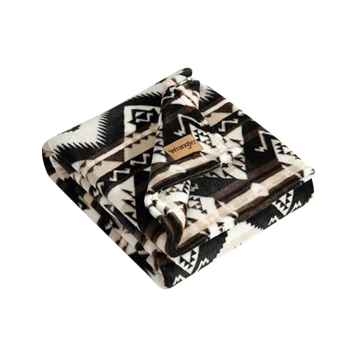 Image of Wrangler - Blanket, Super Soft Plush Fleece Bedding, Yellowstone Inspired Throw Blanket for Couch or Bed (Jesse Brown, 50' x 60')