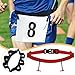 Yiju Triathlon Race Number Belt Running Belts, Adjustable, Lightweight, Accessories, Easy to Install, Triathlon Running Belt, Red