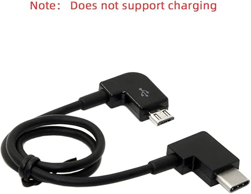 Miniatura 2 de Cablecc Cable de datos de control remoto tipo C a micro USB para DJI Mavic Pro Platinum Mavic Pro RC Accesorios