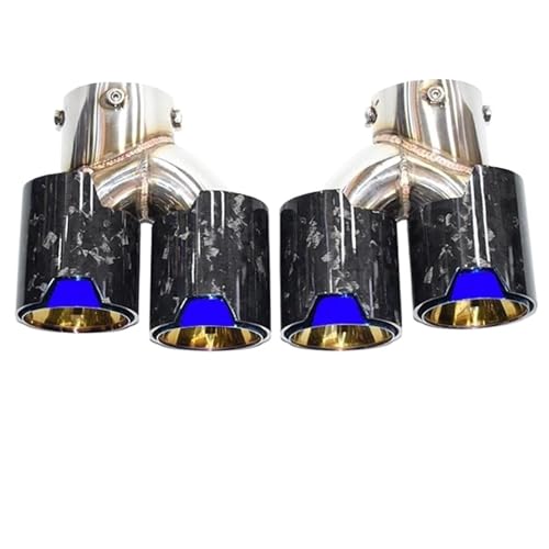 Embout de silencieux quadruple en carbone noir pour BMW G20 G22 G42 M340i