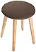 Versa Taburetes Colores Redondo, Madera, Marrón, 36 x 36 x 42 cm