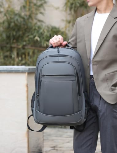 large capacity backpack, 17 "laptop backpack, casual backpacks, travel backpacks College backpack (Grey)4