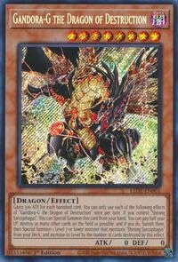 YU-GI-OH! Gandora-G The Dragon of Destruction - LEDE-EN001 - Secret Rare - 1st Edition