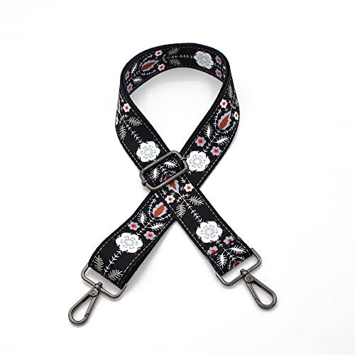 Image of Replacement Purse Strap Shoulder Strap Adjustable Crossbody Strap for Women Crossbody Wide Shoulder Bag, Multicolor, 28 inch-51 inch